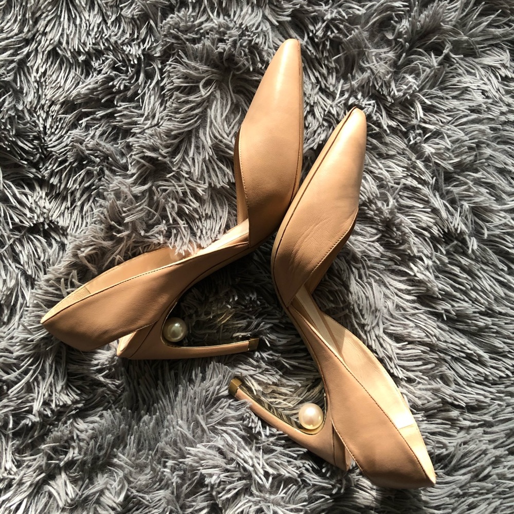 Nicholas Kirkwood Beige Slingback Heels - Picture 6 of 12